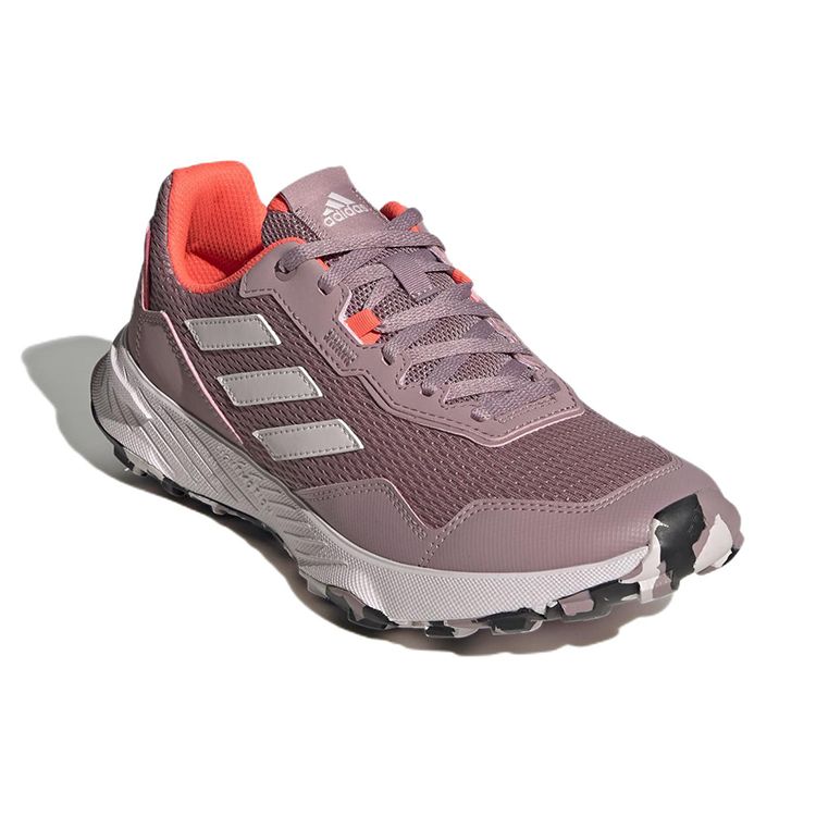 Adidas Tracefinder Trail Comfortable Sports Fabric Mesh Non-Slip Wear-Resistant Breathable Low-Top Trail Running Shoes Women Sneaker Purple Q47240