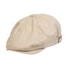 Men Women Vintage Solid Flat Cap 65% Cotton Newsboy Ivy Hat Adjustable Beret Painter Cap Retro British Forward Cap
