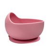 Baby Feeding Bowl Food Grade Silicone Anti Drop Snack Bowls Training Toddler Children's Tableware Solid Color Durable Plates