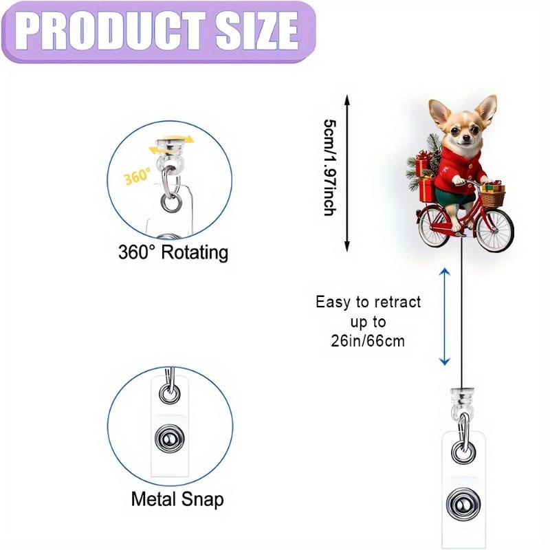 Exquisite Dog ID Badge Holder for Nurses, Doctors, and Dog Enthusiasts. The Perfect Gift for Colleagues.