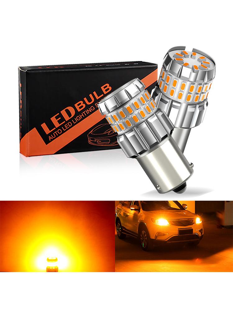 

2PCS 1156 PY21W BAU15S Orange Canbus No Hyper Flash For Seat Exeo 3R ST 2008-2013 LED Turn Signal Lights Amber Car Bulb No Error