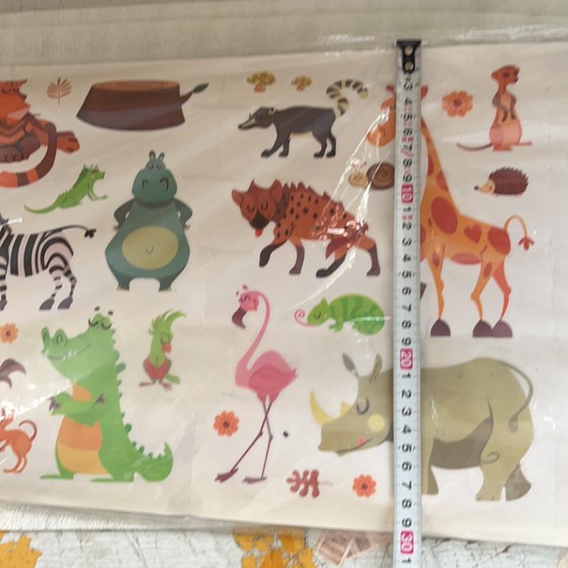 Zebra Niedlich Tiger Giraffe Cartoon Tiermuster Wanddekor Aufkleber Für Kinderzimmer