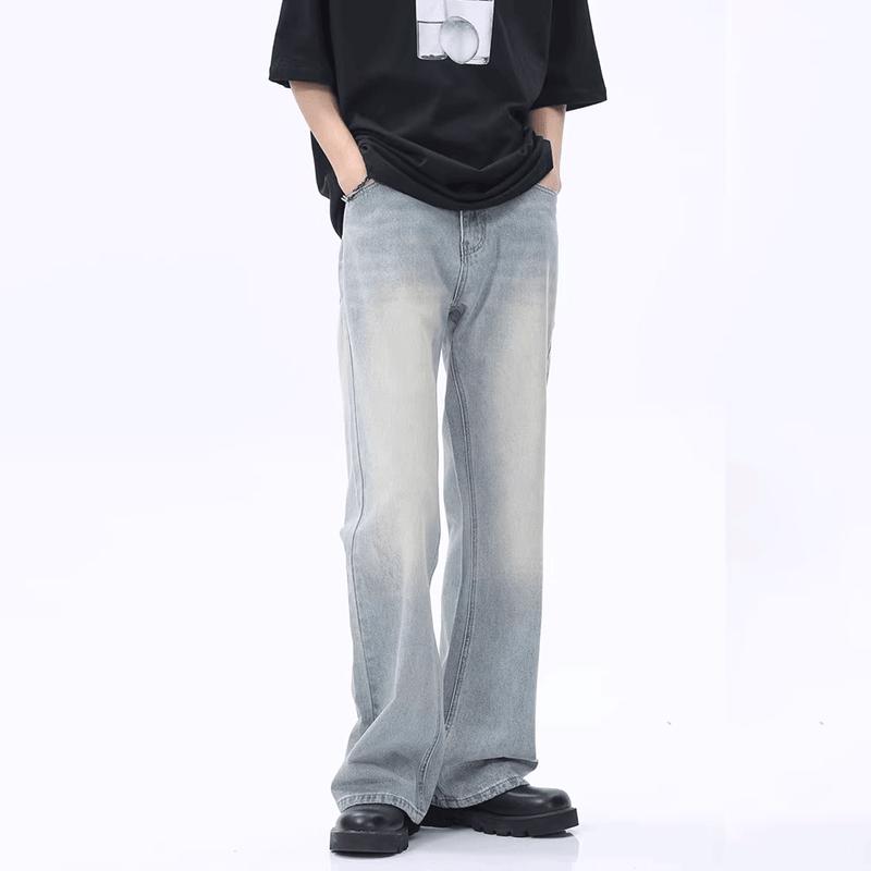 VOGUO RELAY Retro Distressed Flared Jeans XS