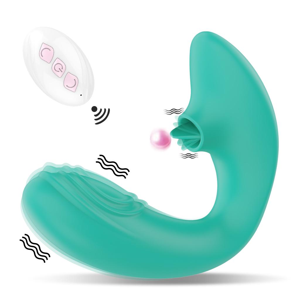 2 In 1 Penetration Vagina Vibrator Masturbation Tools for Women Tongue Licking Clitoris Stimulator Dildo Vibrator Adult Toys