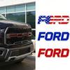 Decorazione Logo Lettere Auto in ABS per Ford F150 2017 2018 Emblema Portellone Posteriore Griglia Anteriore Decalcomanie e260 Adesivo Accessori Auto