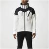 Mizuno Stretch Fleece Heavy Training Size Size M Size Men's Jacket, 32MC8660, White/Black, (Japan M)
