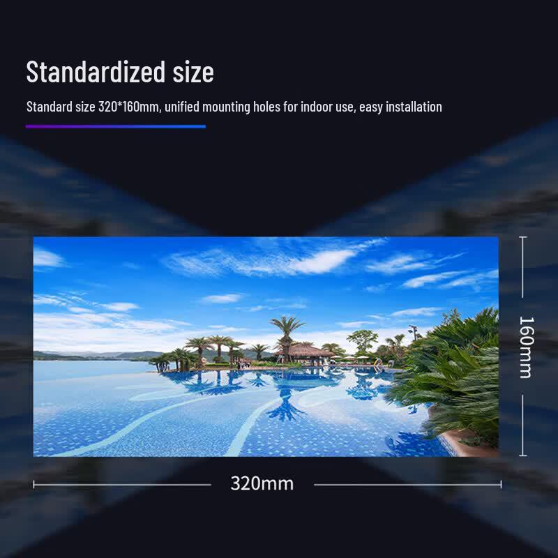 QIANGLI Q1.6 Pro Indoor Full-Color LED Display CN plug (adapter included)