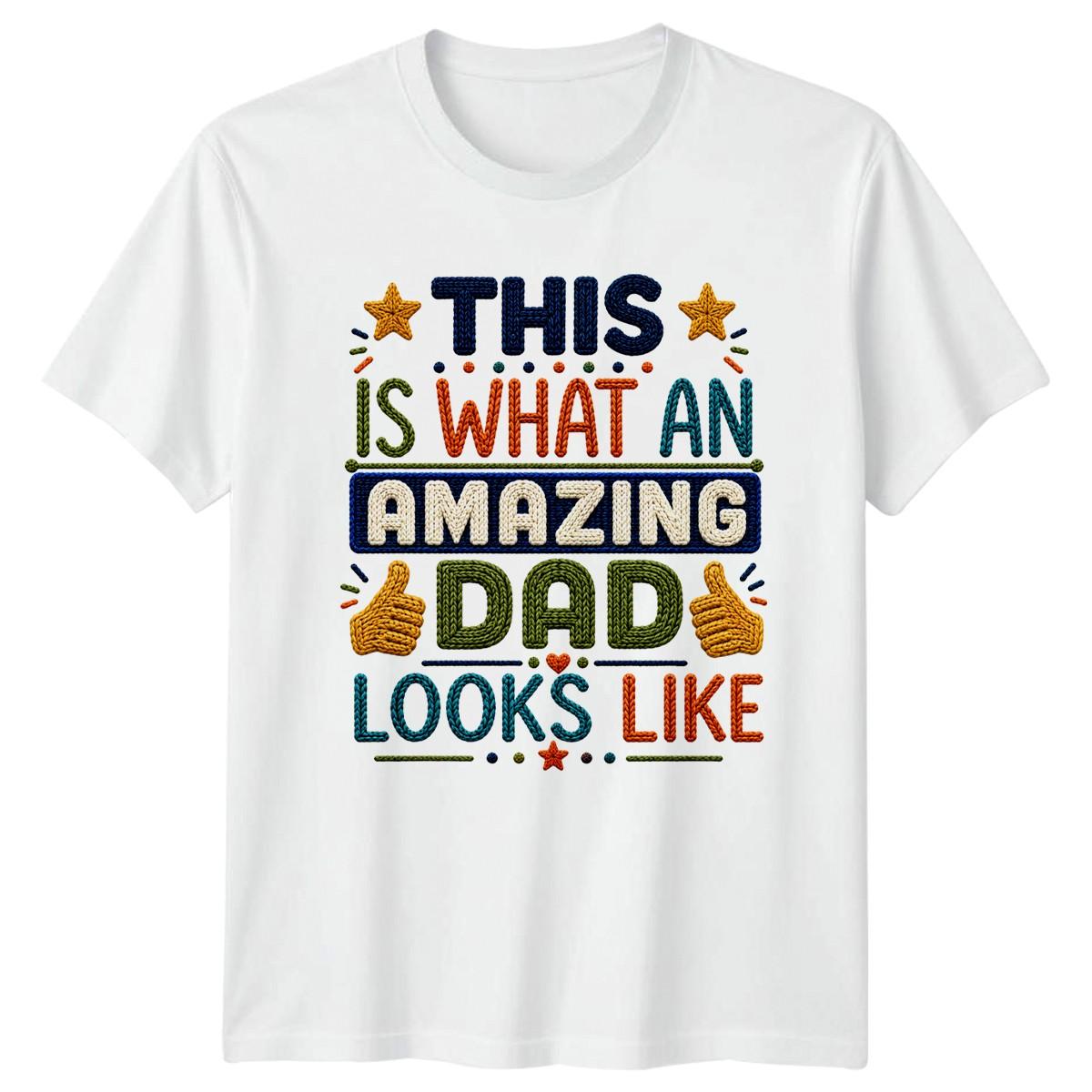 This Is What An Amazing Mens T-Shirt Fatherhood Family Fathers Day Gift For Him XXXL