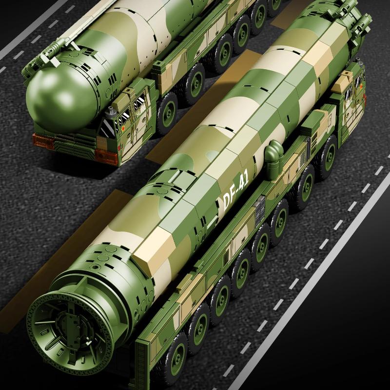 SEBAO Building Blocks DF-41 Intercontinental Missile Assembly Model Educational Children's Trendy Ornaments Toys Gifts