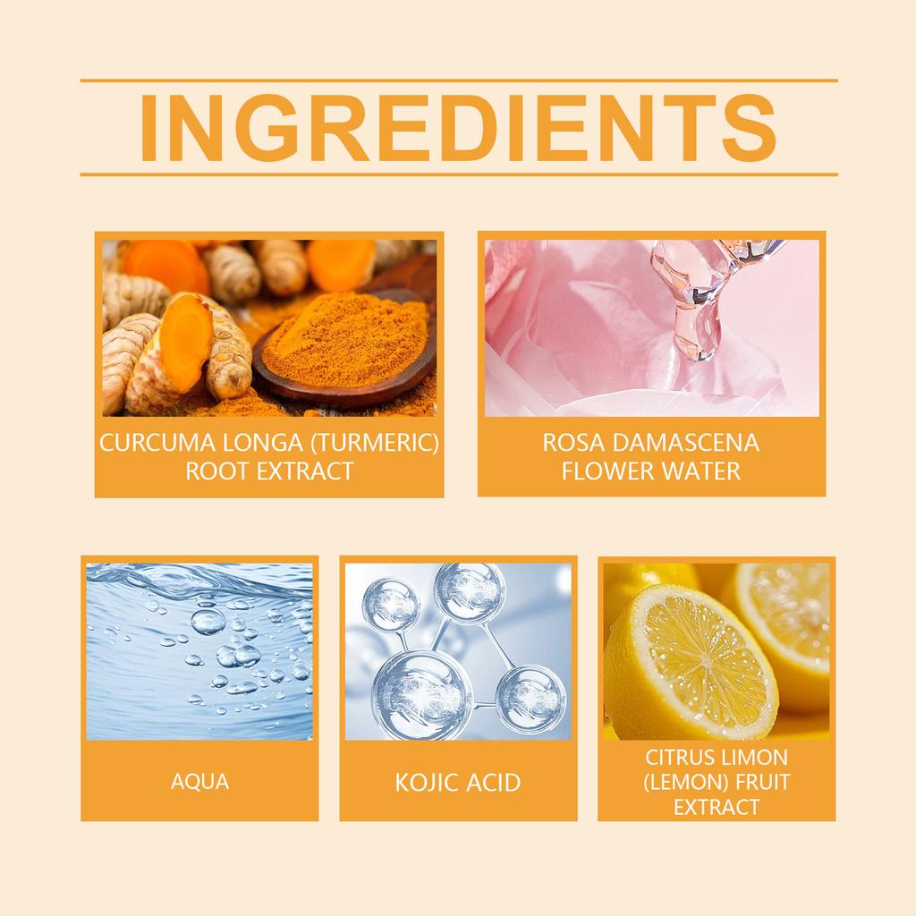 EELHOE  Turmeric Facial Cleanser Gentle Cleansing Facial Pore Skin Refreshing Oil Control Moisturizing Water Locking Cleanser