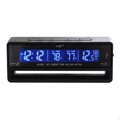 Auto-Auto-LCD-Hintergrundbeleuchtung, Digitaluhr und Außentemperatur-Spannungsalarm