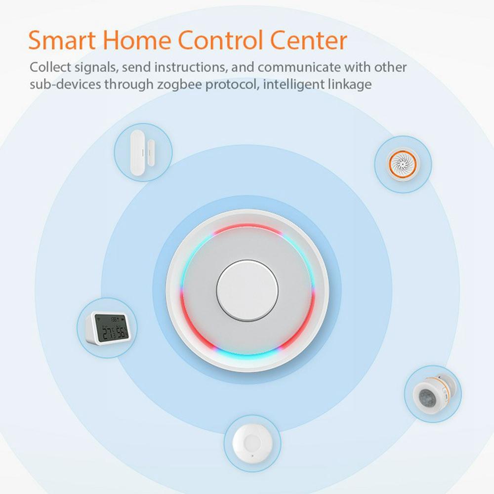 NEO NAS-ZW03B ZigBee Smart Wireless Gateway Tuya Intelligent Remote Control Hub WiFi Central Controller for Home