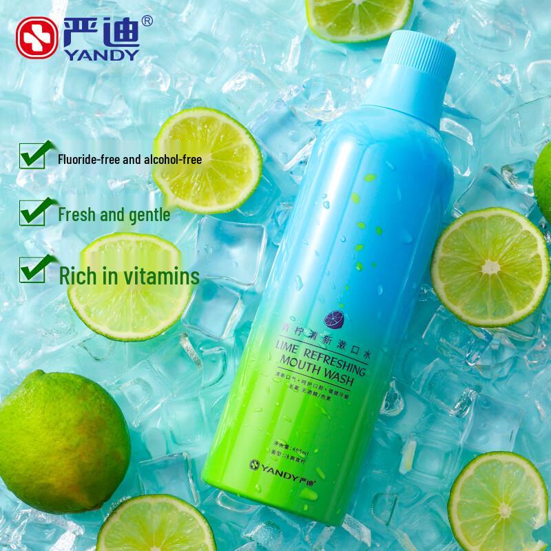 Yandy Fresh Icy Lime Mouthwash 485ml
