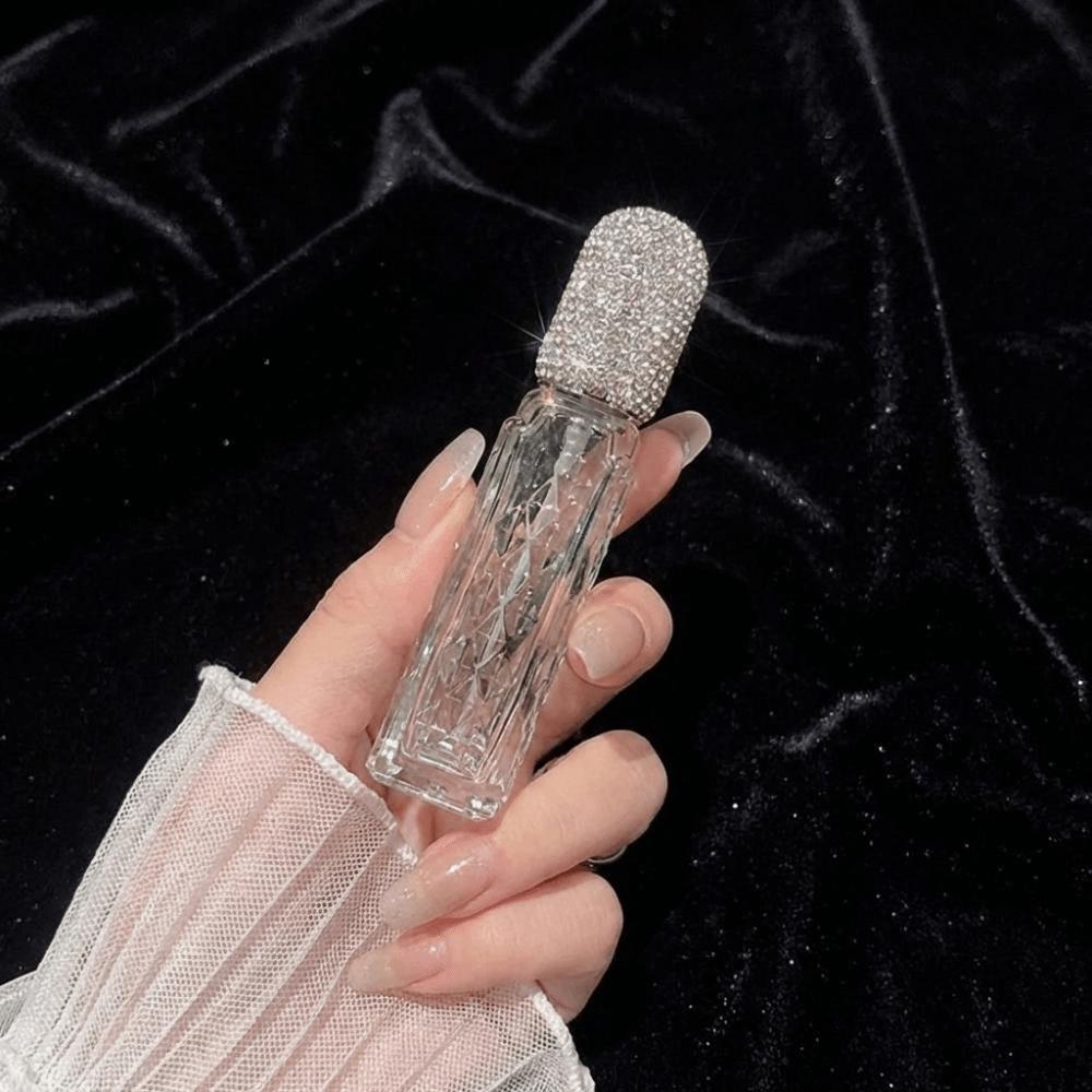 12ml Glass Perfume Atomizer Creative Rhinestone Oil Diffuser Bottle  Travel Supply