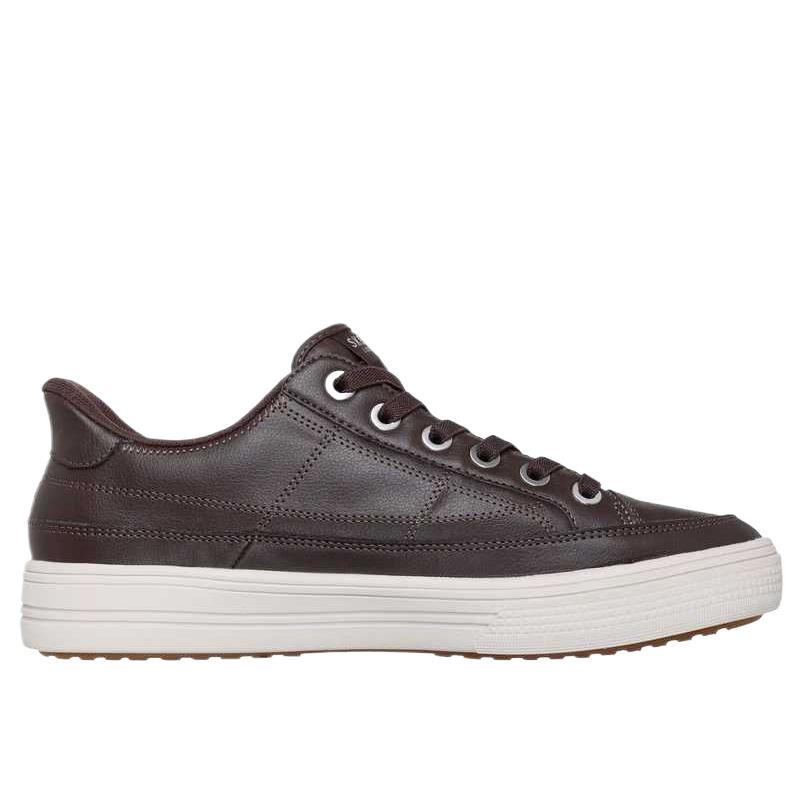 Skechers Arch Fit Arcade - Ti vedo lì Scarpe Casual Moda in Pelle Leggere per lo Stile di Vita Sneaker da Uomo 183223-CHOC
