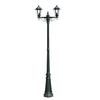 VidaXL Lampe Extérieure Double Hauteur 215 cm Lampadaire Lampe de Jardin 40247