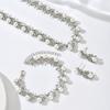 4Pcs Bohemian Style Pearl Jewelry Set Zinc Zinc Alloy Women Jewelry Suit Necklace Earrings Bracelet Set  Party
