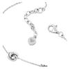 Emporio Armani three-dimensional rope eagle logo thin lobster clasp silver bracelet women's silver Silver Basic Packaging-Brand Original Box