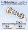 King Lucky Ear Cuff Bluetooth Wireless IPX5 Ear Innovative OWS Air Conduction Bone Conduction No Ear Made in Sound Quality for Exercise and with ENC