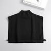 Ribbed Shawl For Women Winter False Collar for Women Neck Wrap Men Women Turtleneck Collar Ribbed Knitted Elastic