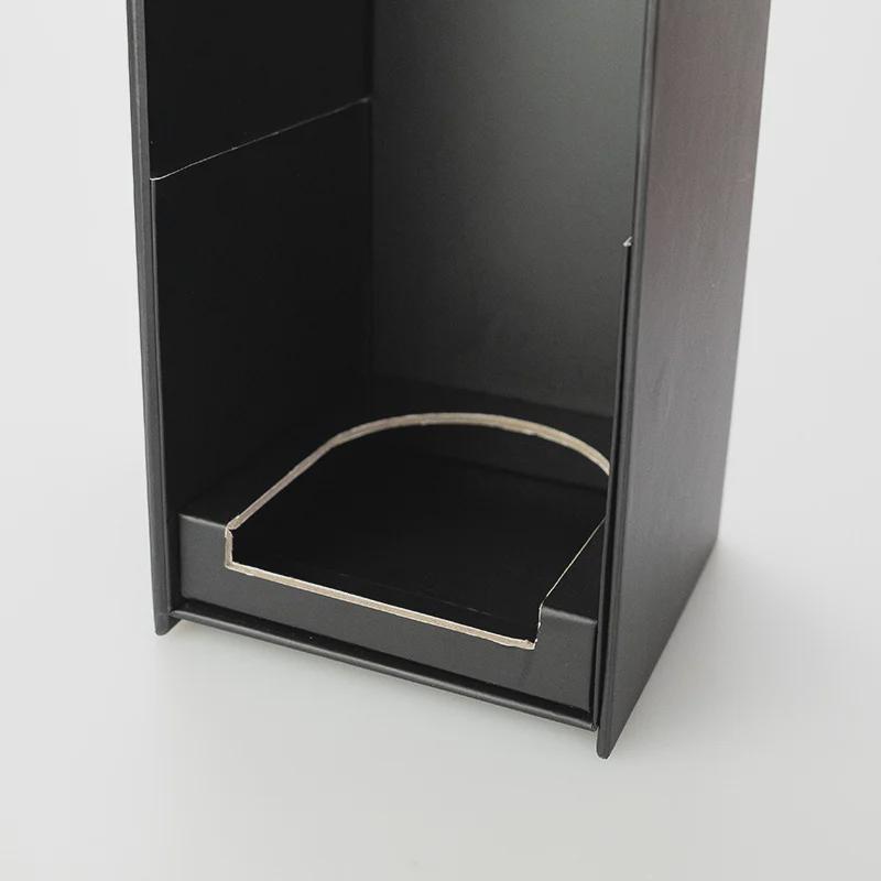 Creative Four-Corner Folding Wine Gift Box with Lining