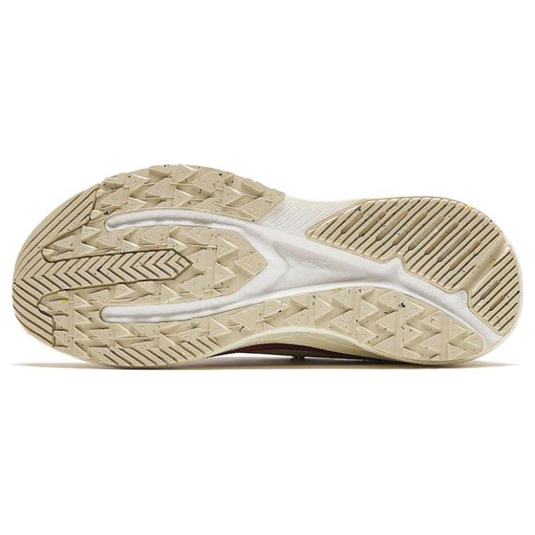 Anta CC Nitrogen Technology Lightweight Abrasion Resistant Low Top Running Shoes Women's Beige 922415551-6