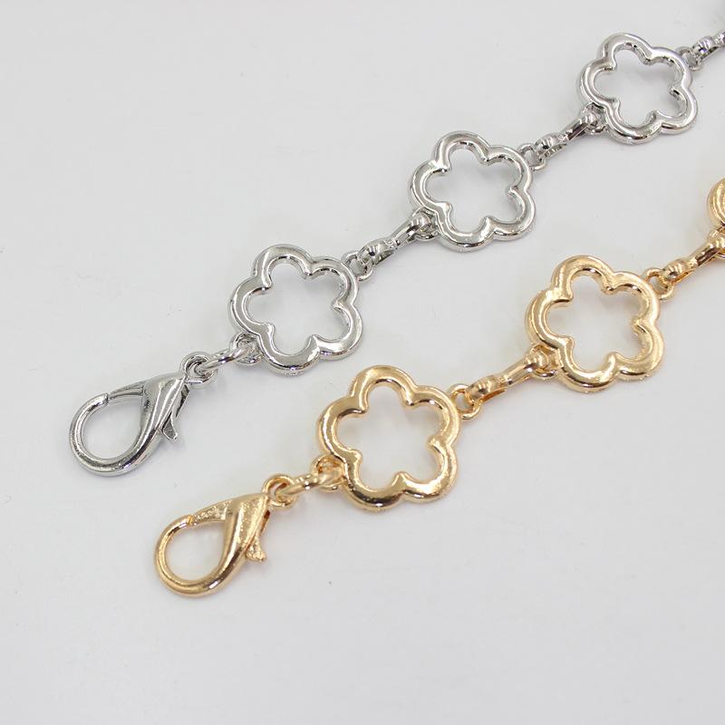 Metal Hook Adjustment Waist Chain Women'S Dress Decorative Hollow Flower Thin Belt With Skirt Waist