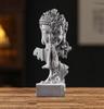 Sandstone Evil And Buddha Abstract Figure Statue Monkey King SculptureHome Living Room, Office Garden, Fish Tank Art Deco Statue