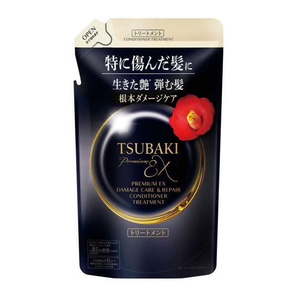 Fine to Day TSUBAKI Premium EX Soin Réparateur Après-Shampoing Traitement 450mL Recharge 300mL
