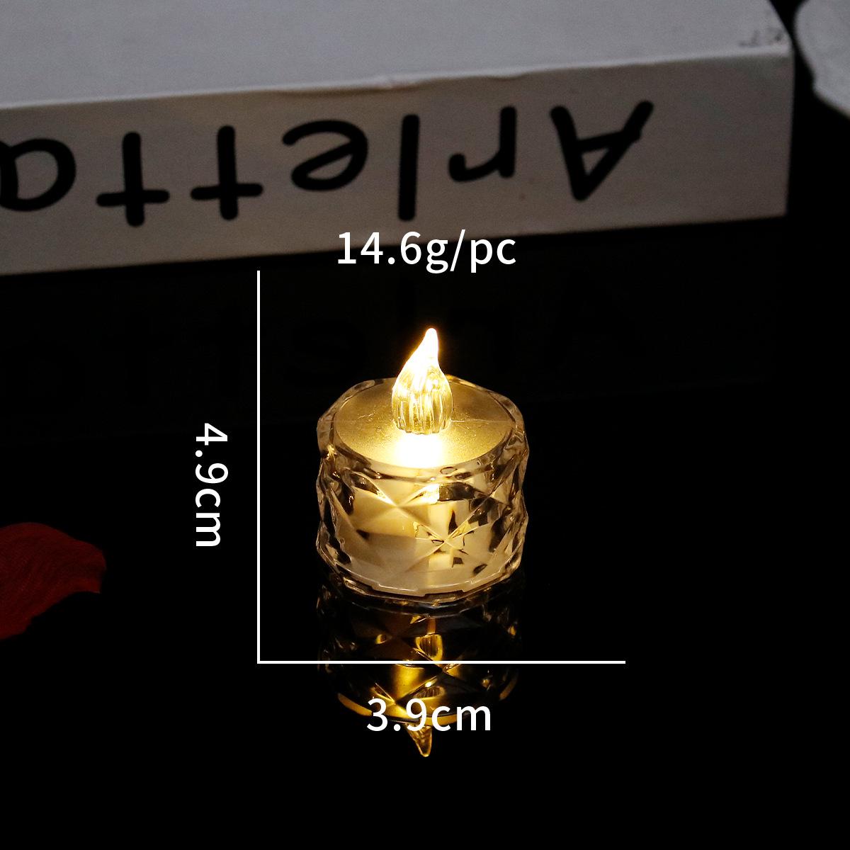 

Светодиодная хрустальная роза, свеча-таблетка для романтической атмосферы
