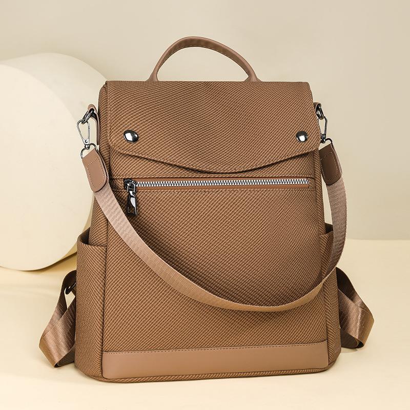 Schoolbag1011 New Anti-splashing Backpack Business Travel Bag Women's Large-capacity Simple Leisure Student Back