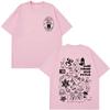 Vintage Unisex Fashion Hip Hop Streetwear Summer Tshirt With DTMF Debi Tirar Mas Fotos Print of Rapper Bad Bunny Tshirt