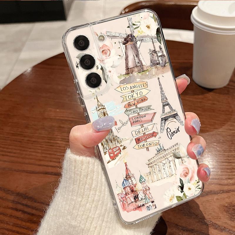 Snow Mountain Scenery Case For Samsung Galaxy S26 Ultra S25 FE S24 S23 S22 A54 A15 A35 A55 A16 A36 A56 A17 A37 A57 5G Cover