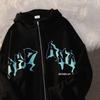 Men's Hooded Polo Shirt Sweatshirt Couples' Fall Design Zipper Jacket