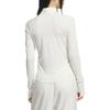 Adidas T Shirts Women's Ecru Stand Collar KH2642