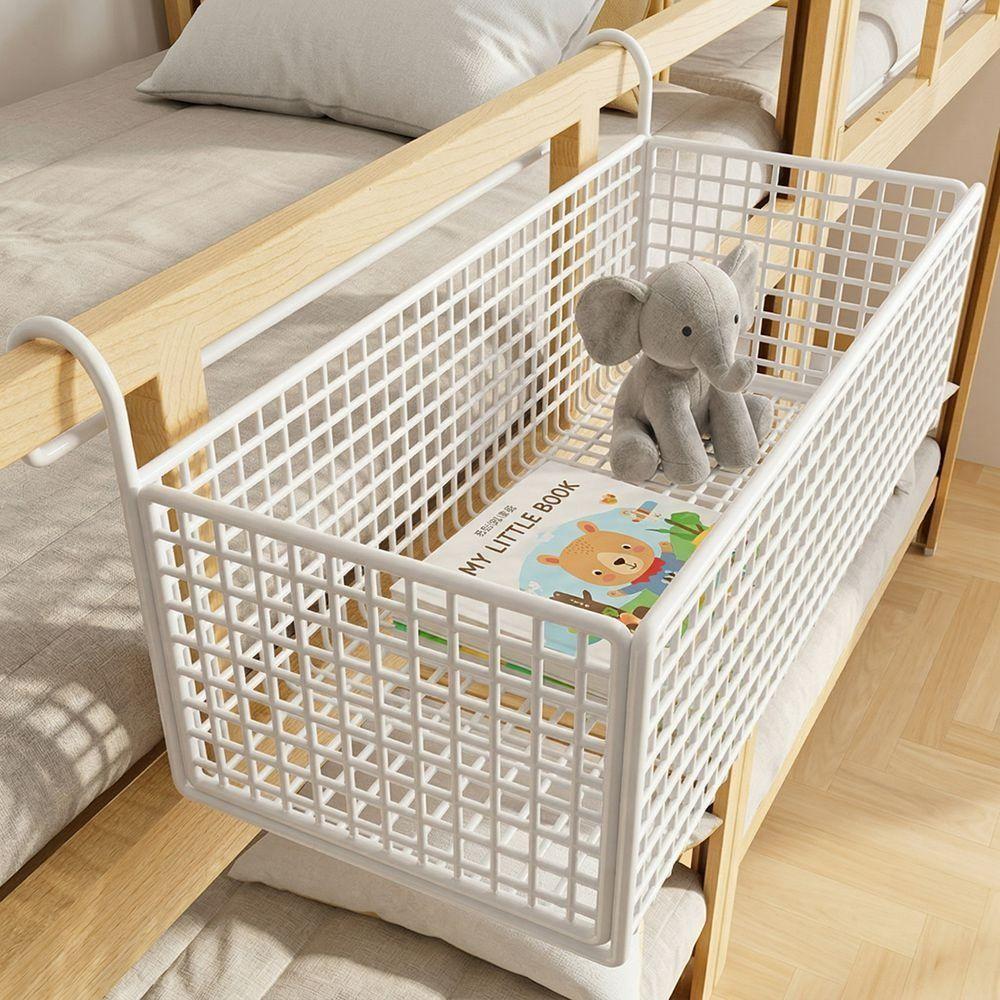 Iron Space-Saving Shelf Hollow Bedside Hanging Basket Simple Door Bedroom Organizer Bedroom