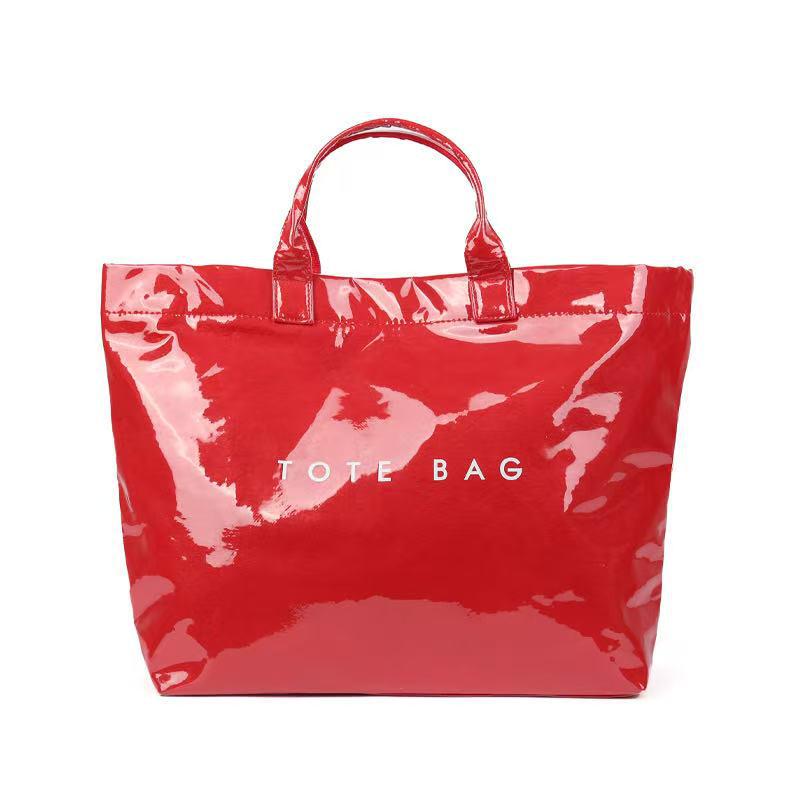 2025 Women's Large Capacity Transparent PVC Handbag - Fashionable, Water-repellent, Simple Style