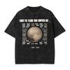Pluto Never Forget  Th Graphic Print TShirt for Amateur Astronomer Men Women Retro Washed Cotton Summer Oversize Tee