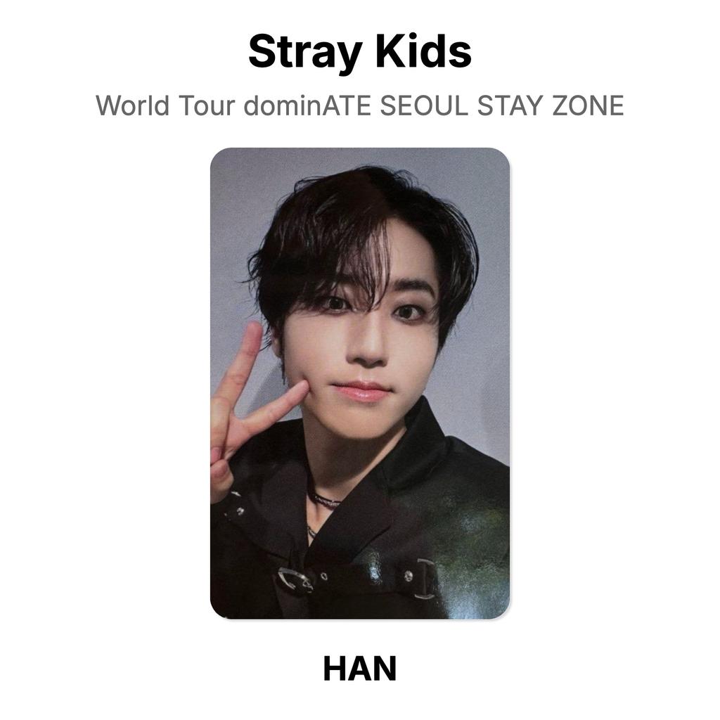 Stray Kids World Tour dominATE SEOUL STAY ZONE Official Photocard