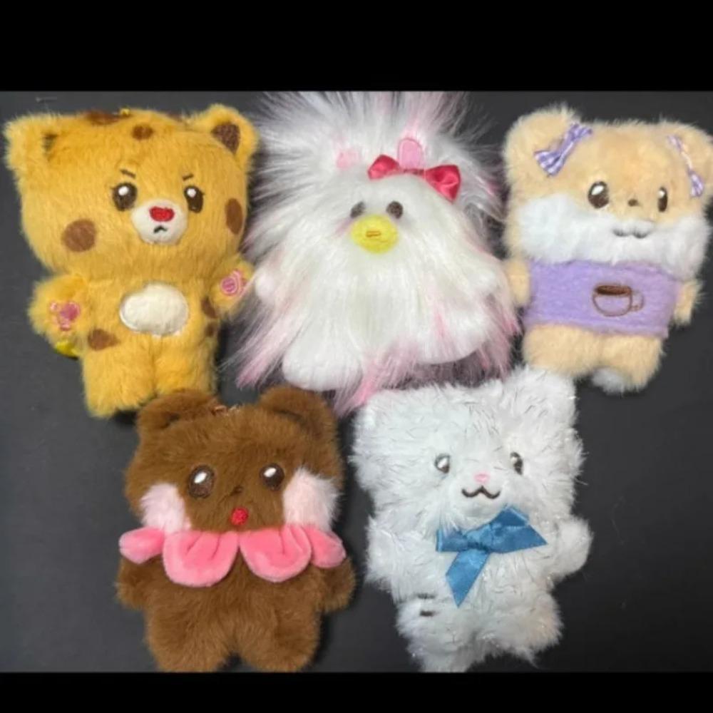 New Ver.2 Wonhee Moka Plush Pendant Toy CuteIroha Minju Iroha Cos Animal Keychain Stuffed Doll Backpack Pendant For Fans Gifts