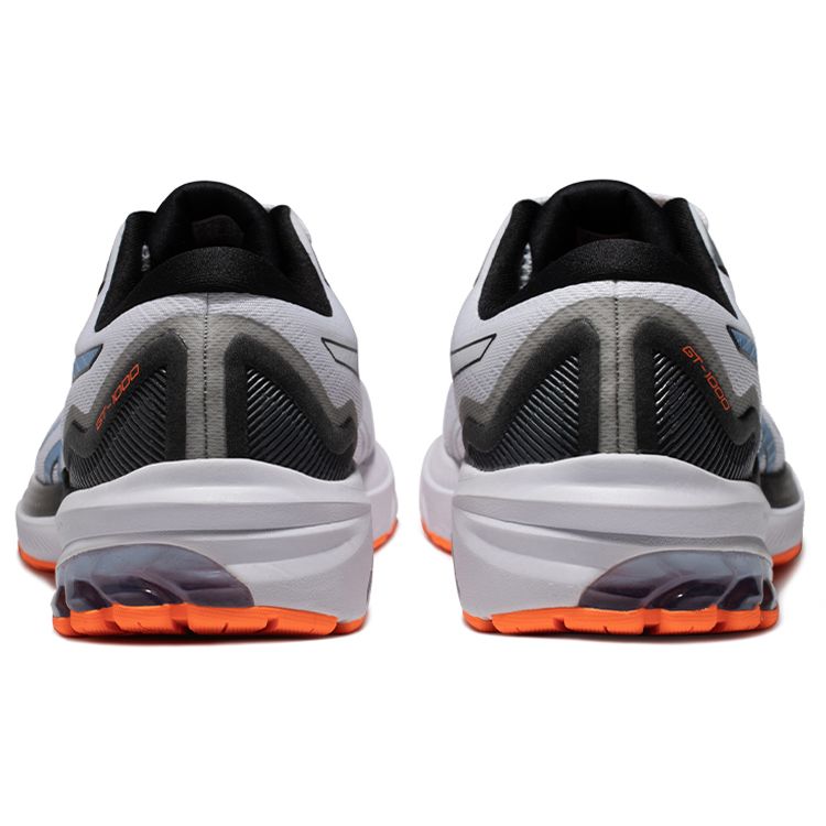 Asics GT-1000 11 Stability Fabric Synthetic Leather Low Top Running Shoes Men Sneakers White Blue 1011B356-100