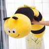 Bee Plush Pillow Toy Long Stuffed Animal Sleep Companion Soft Hugging Girls Kids Gift Cute Cartoon Honeybee Large Cuddle Doll