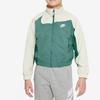 Nike Colorblock Outdoor Casual Sport Zip-Up Collar Windbreaker Kids Outerwear Green FN9134-361