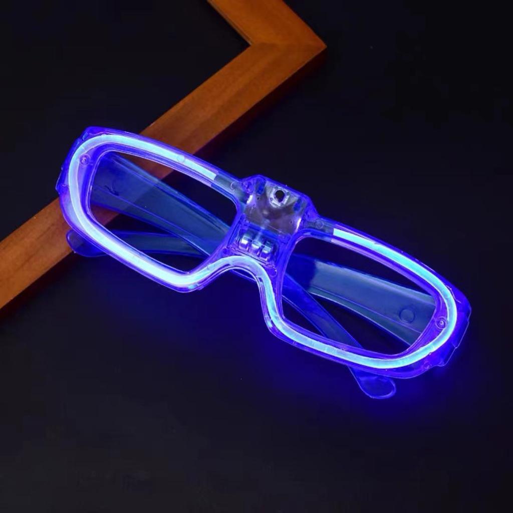 Occhiali a Lamelle Disco Illuminati - Accessori Lampeggianti per Vita Notturna Adulti