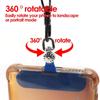 Neutral Phone Lanyard Tether Tab 360 Degree Rotatable Soft Tpu Mobile Phone Gaskets Replacement Phone Case Patrs Hanging Clips