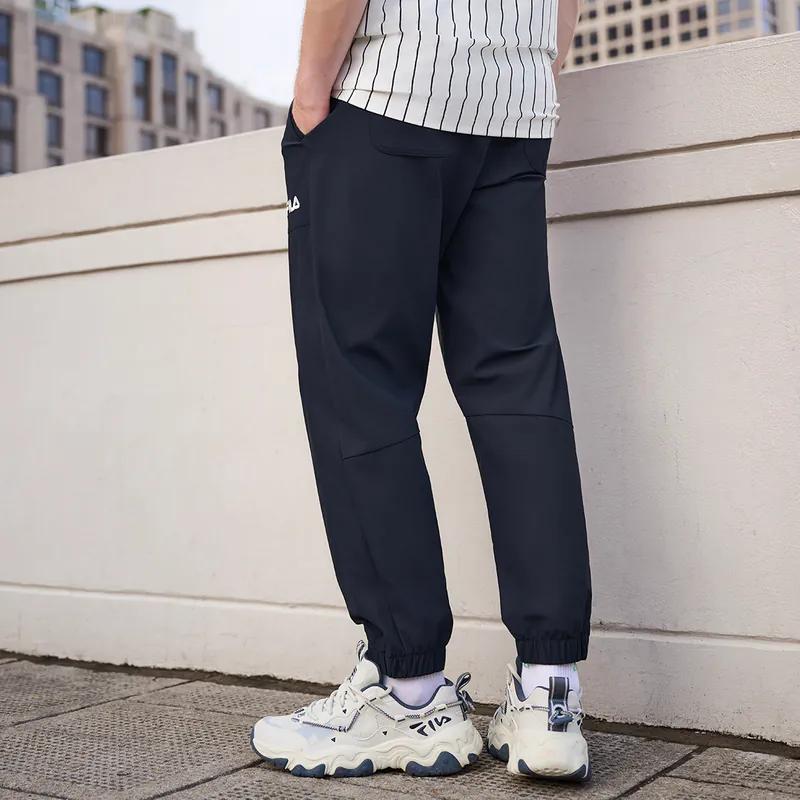 New FILA ORIGINALE Knitted Sweatpants Men's Legend Blue F11M439603FNV