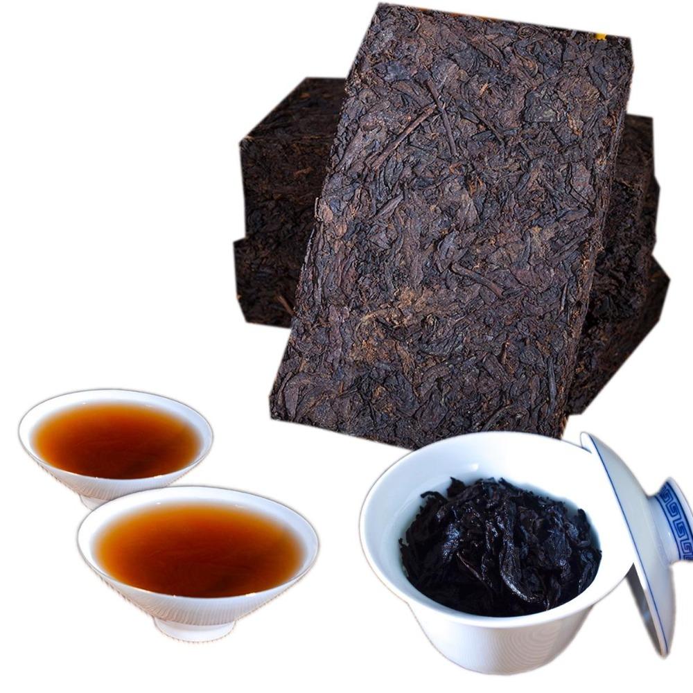 High Quality Cooked Pu'er Tea Brick Yunnan Menghai Ripe Black Tea Healthy Drink 250g