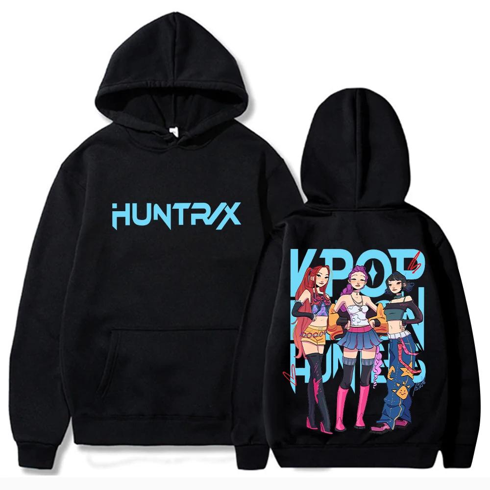 Kpop Demon Hunters Hoodie Unisex Long Sleeve Casual Sweatshirts Tops Man Woman Sweatshirt Fans Gift