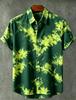 Tie-Dye Short Sleeve Button-Up Shirt, Casual Summer Essential for Daily Wear