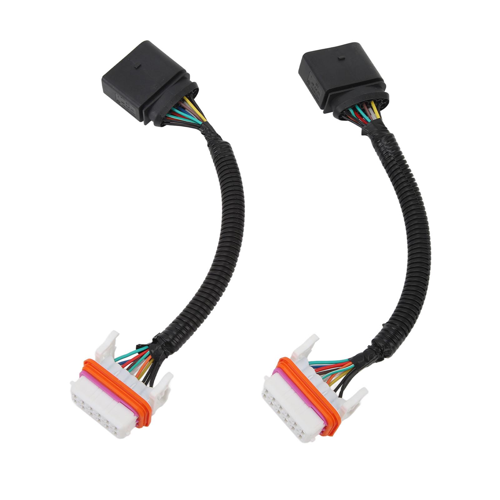 

2 шт. Адаптер жгута проводов фар 7L6 971 071 A Разъем жгута проводов автомобильной HID фары